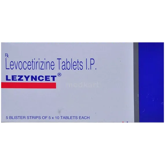 lezyncet 5mg tablet 10's